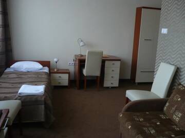 Фото номера Двухместный номер с 2 отдельными кроватями Отель Hotel &amp; SPA Odeon г. Boguchwała 3